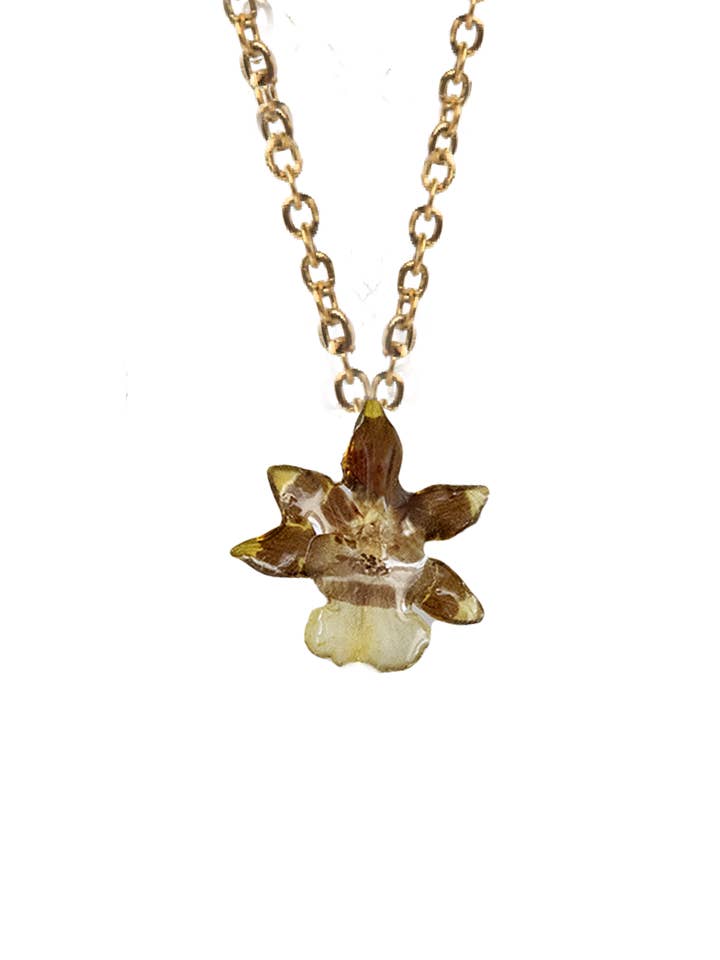 Collier Orchidée Odontocidium Miniature pour la vente par Lakoo Designs