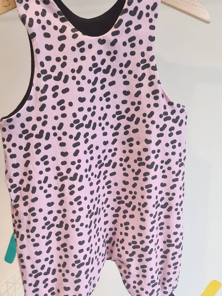 Pink Lepoard Romper for wholesale by Zac & Bella