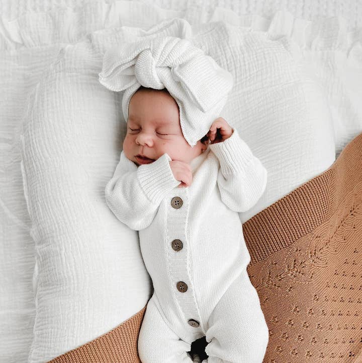 Brave Little Lamb the Label - Wholesale Jumpsuit - Baby - Luxe Knitted Romper3