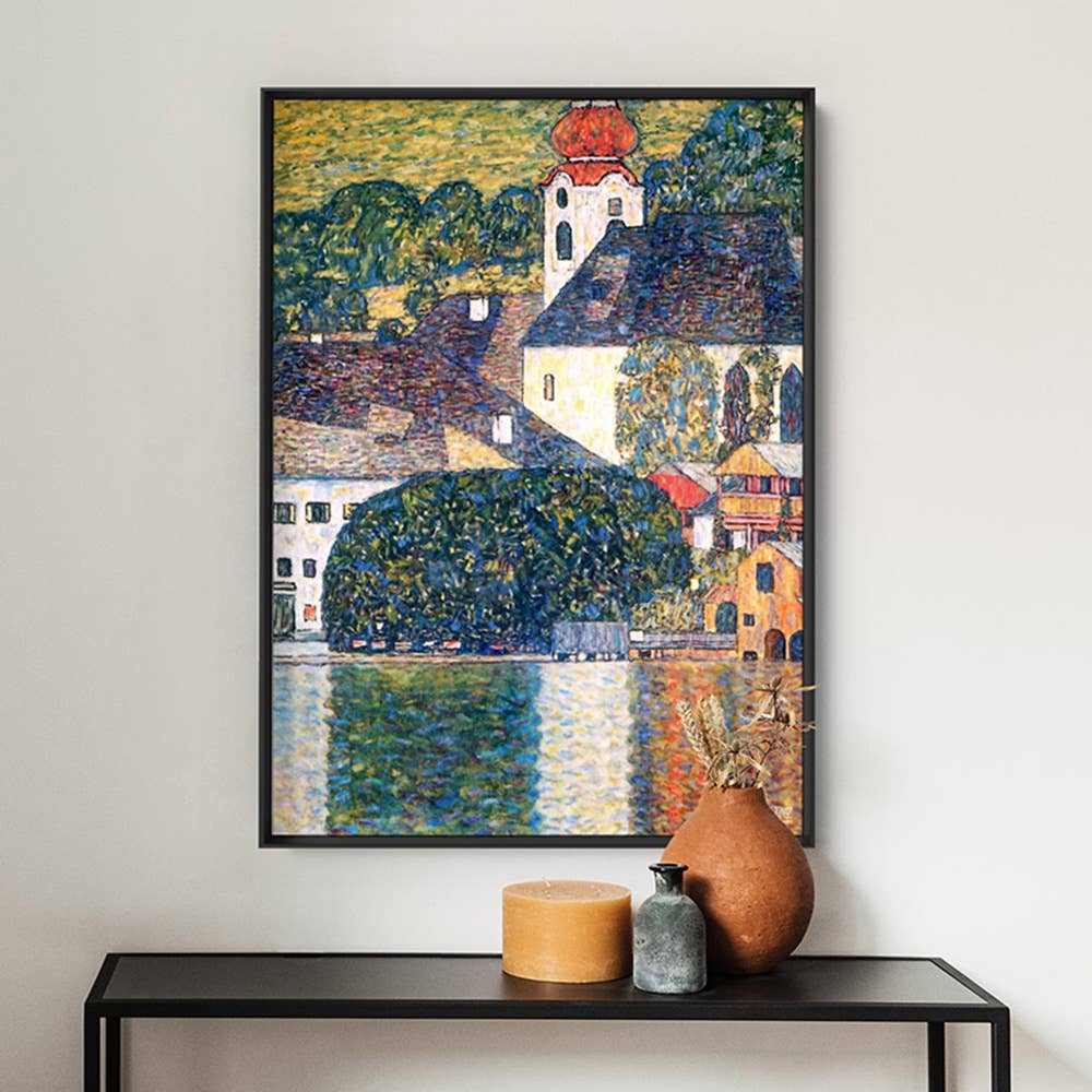 PRINT AND PROPER - Wholesale Art print - GUSTAV KLIMT - Church in Unterach. 1916 Remastered Art Print1
