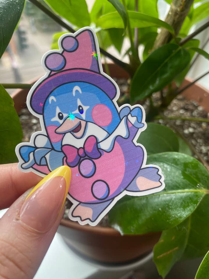 Tuxedo Sam Clown Stickers for wholesale by MysticalToastArt