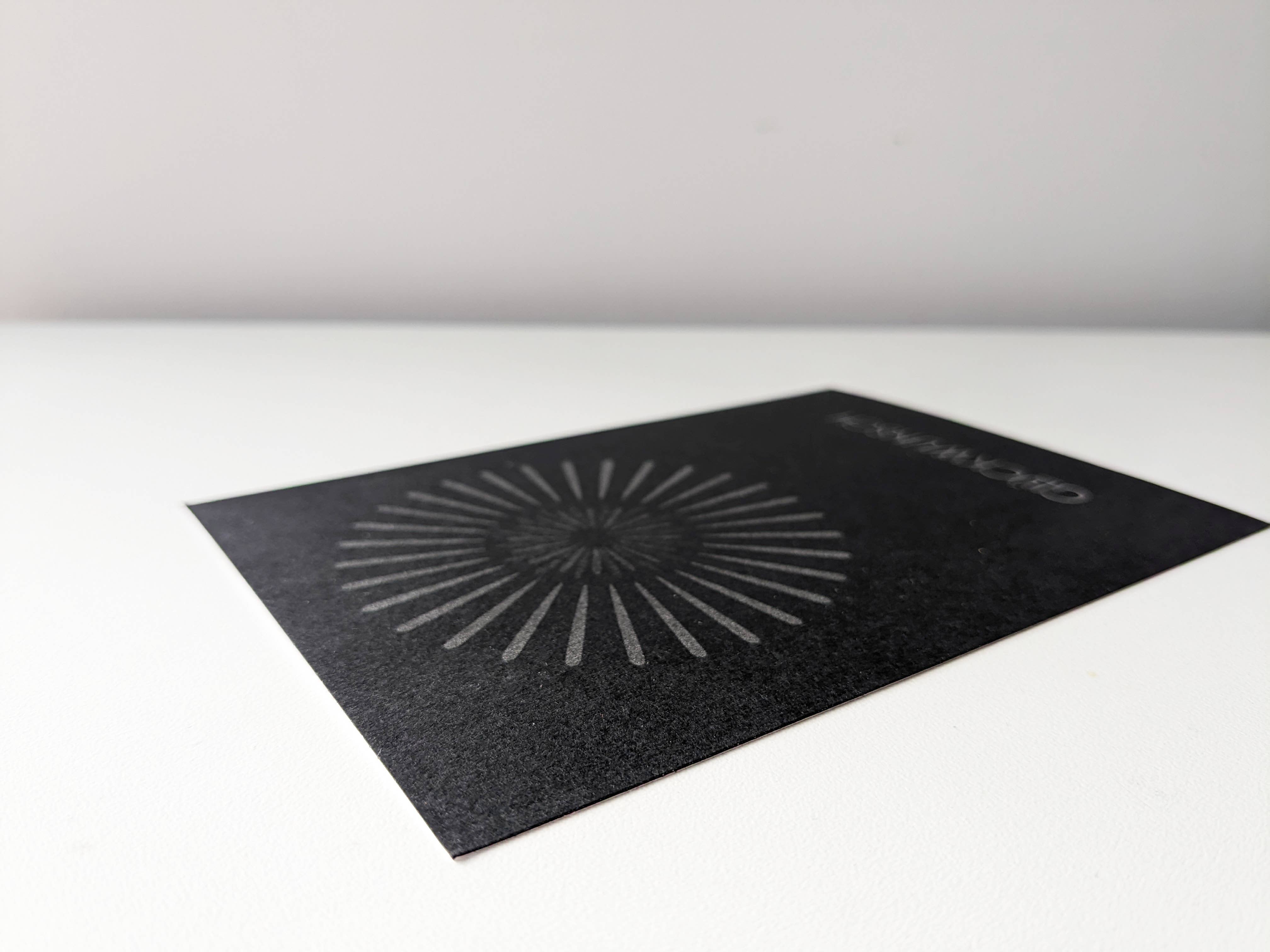 gute.attribute - Wholesale Congratulations Card - Congratulations - best wishes in silver on black1