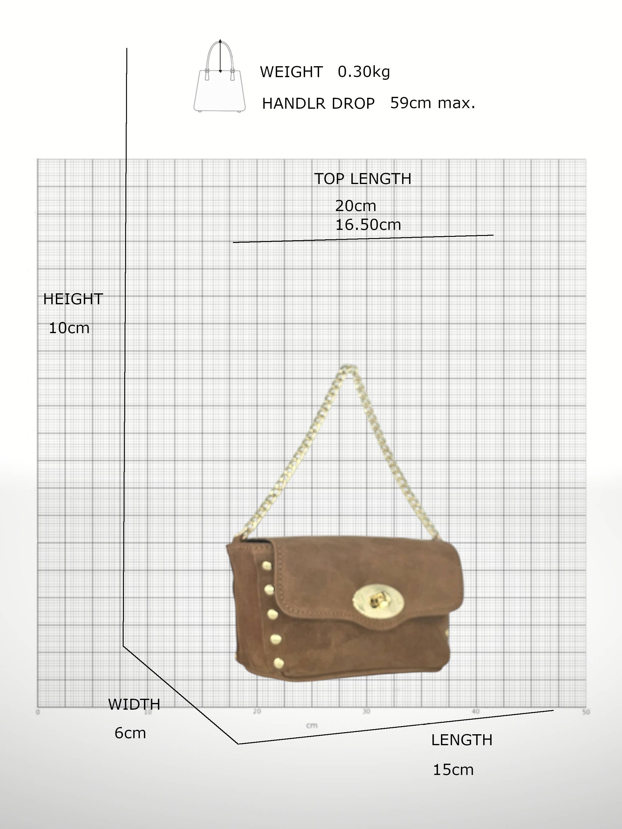 ITALIAN'S LEATHER - Wholesale Shoulder Bag - Women's - Laura Suede Leather Bag 25092512