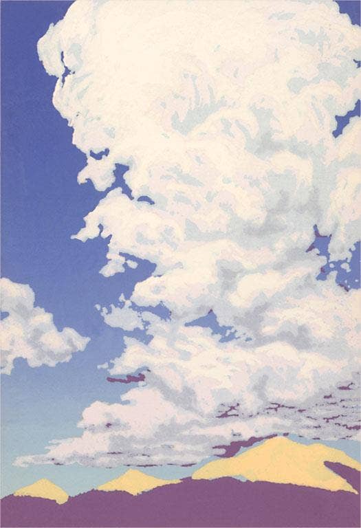 Found Image Press - Wholesale Magnet - Magnet LD-18 Clouds over Mountains0