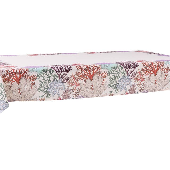 SEYCHELLES - NAPPE FOND MARIN 150X300 AVEC/8 SERVIETTES pour la vente par Novità Home