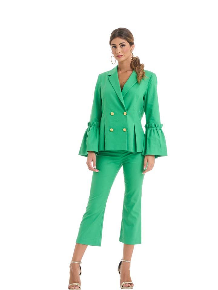 Tailleur med dobbeltbrystet jakke for engroshandel hos Miawhitemilano