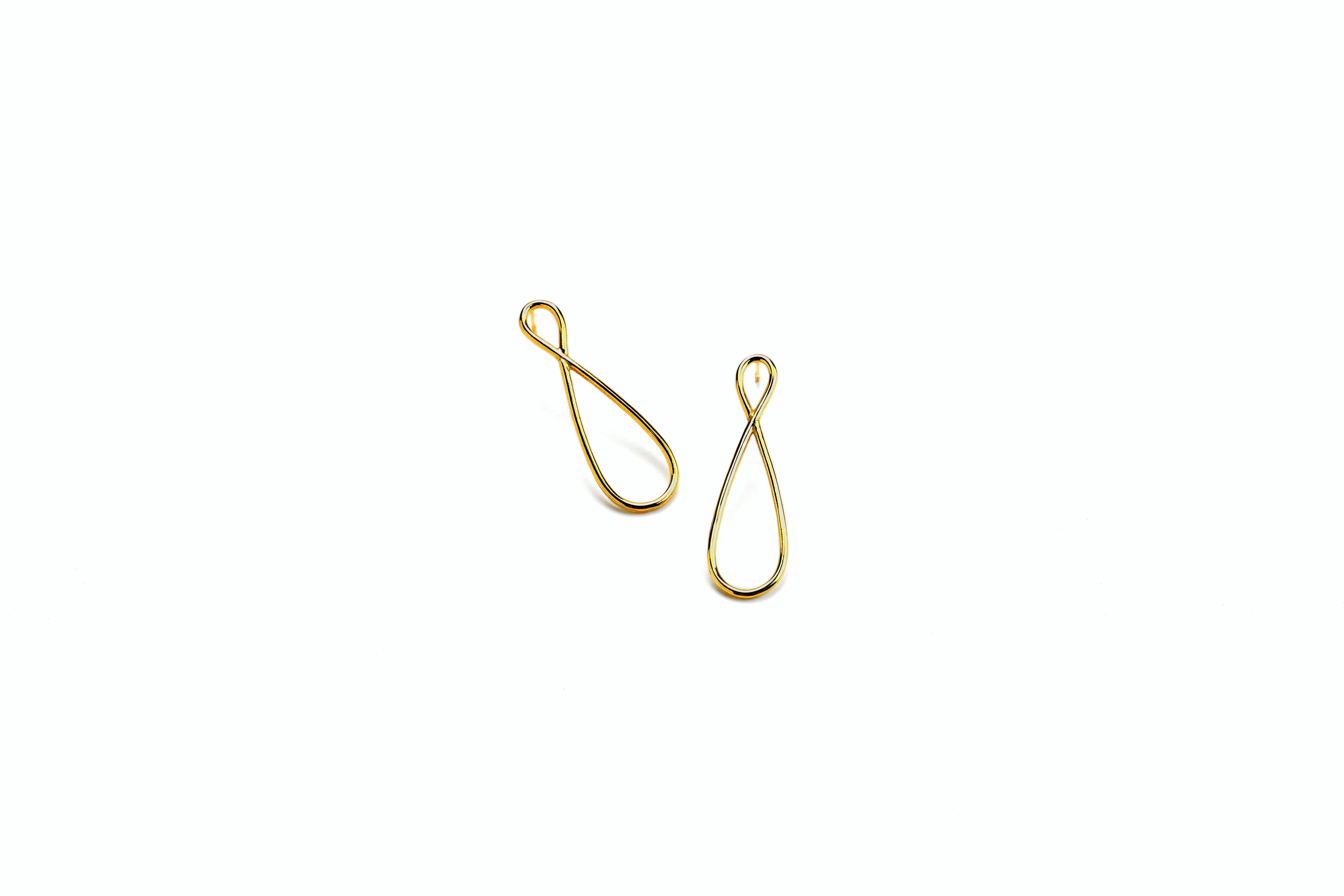 HYPATIA - Wholesale Dangle Earrings - Analema Tierra Earrings (Gold)1