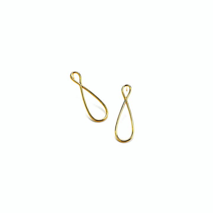 HYPATIA - Wholesale Dangle Earrings - Analema Tierra Earrings (Gold)1