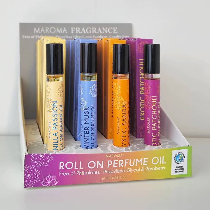 10 Ml Roll-On Perfume EMPTY Display  for wholesale by MAROMA USA