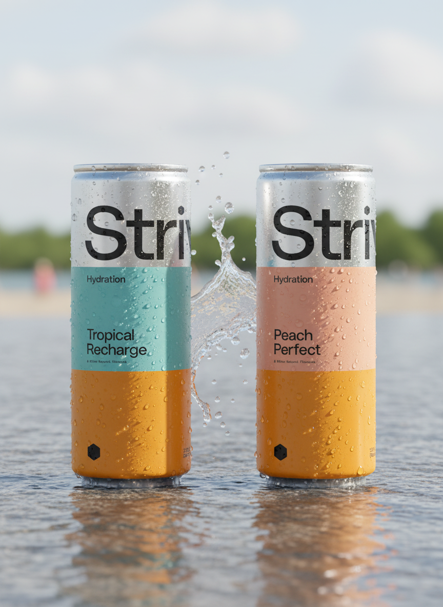 Strive Soda - Wholesale Soda/Carbonated Drink - Variety Pack (12 Pack)1