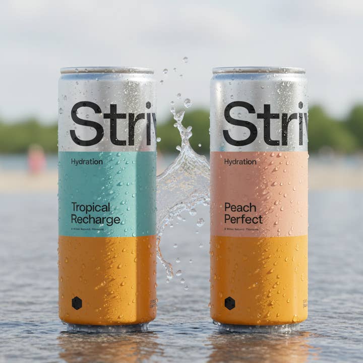 Strive Soda - Wholesale Soda/Carbonated Drink - Variety Pack (12 Pack)1