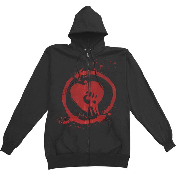 Rise Against Flag Sweater met Rits en Capuchon voor wholesale door Rockabilia