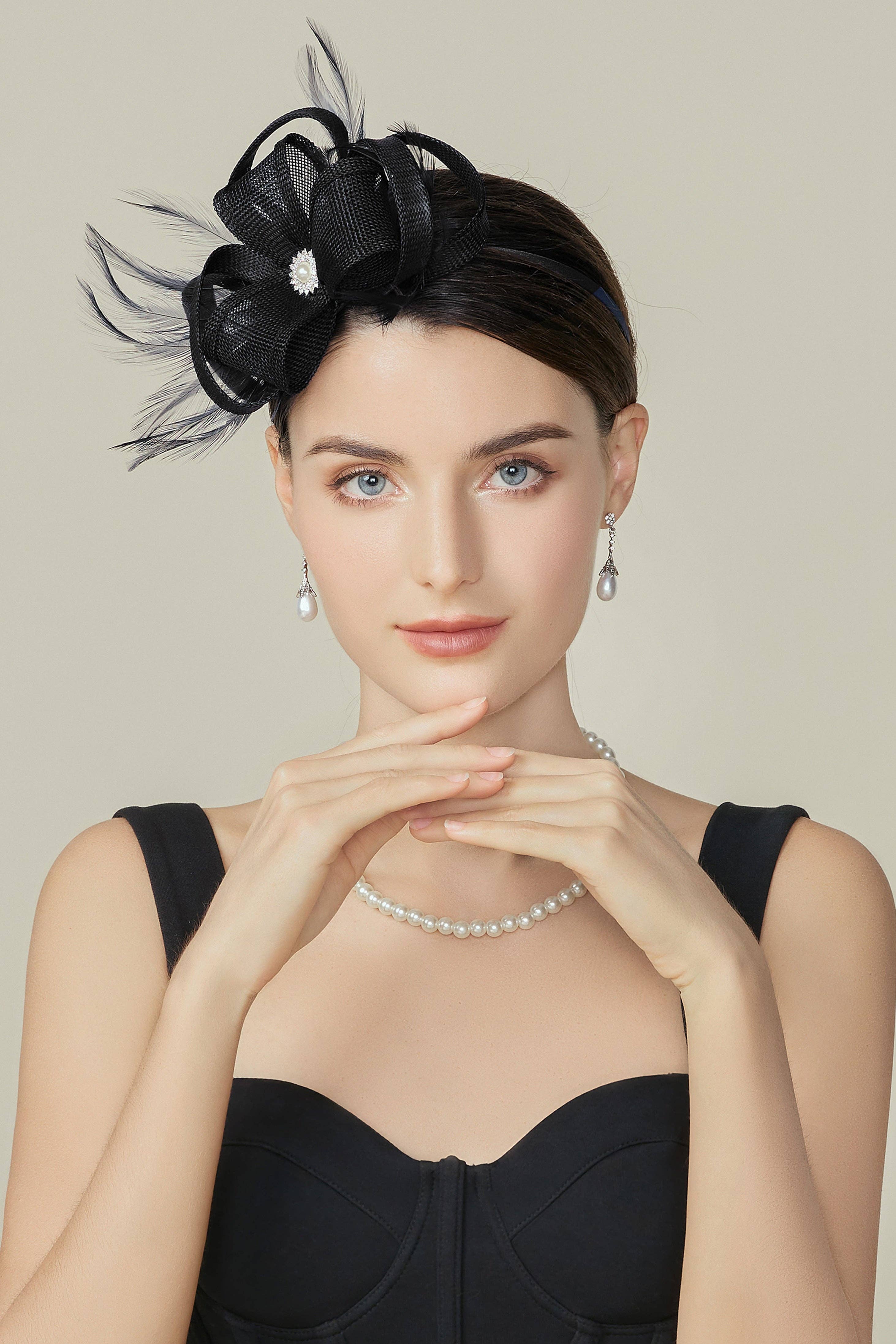 BABEYOND - Wholesale Fascinator Hat - Women's - Graceful Tea Party Derby Fascinator5