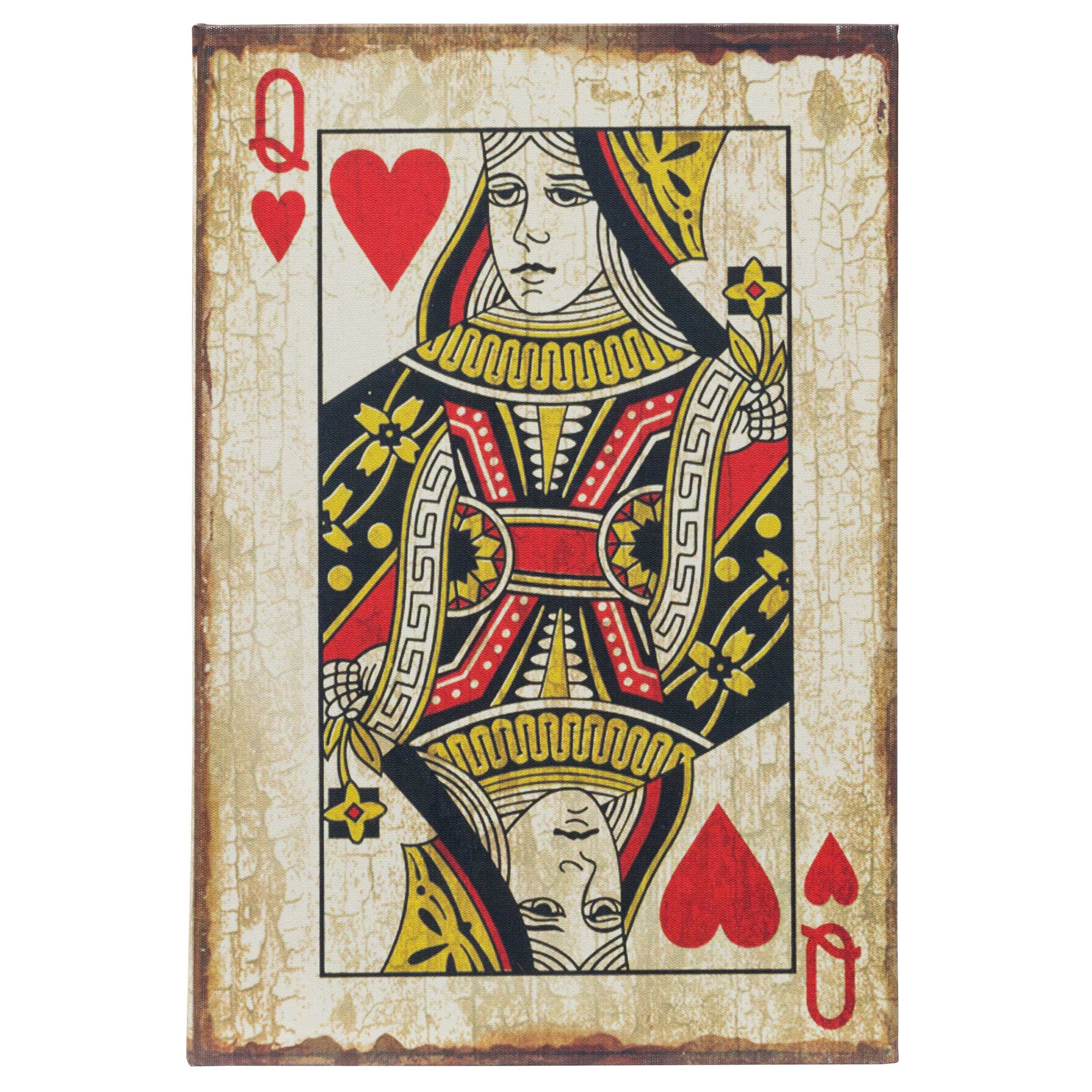 Febland – wholesale Decorative box – Playing Card Queen of Hearts Storage Book Box5