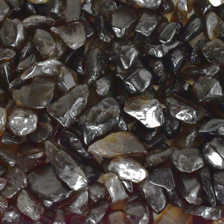 AK Healing Crystals - Vendita all'ingrosso Pietra/cristallo spirituale - Scaglie di quarzo affumicato, mini sacchetti sfusi con scaglie di cristallo