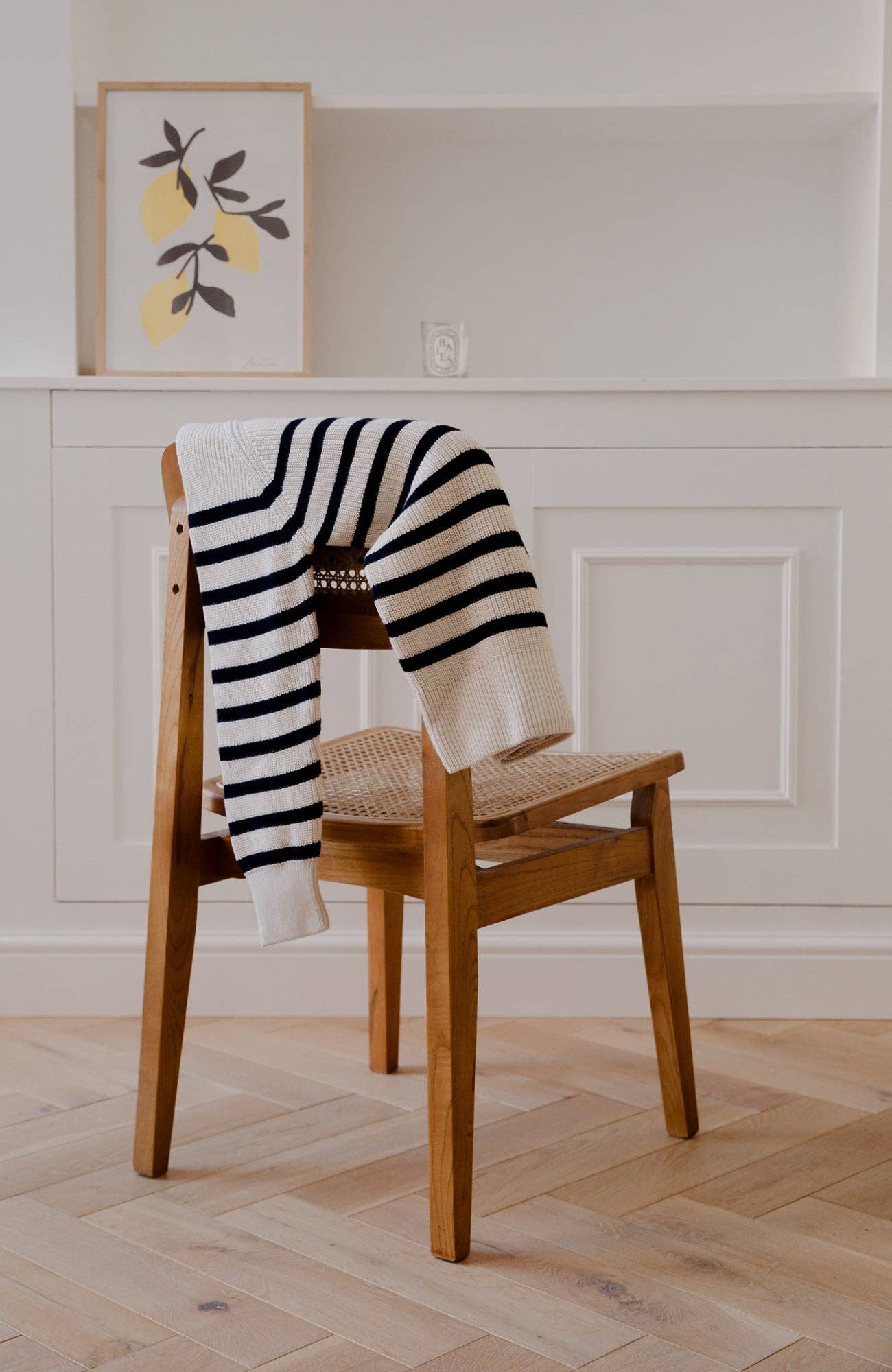 Paul James Knitwear - Vente Pull en maille – femme - Pull femme en côte en coton à rayures bretonnes5