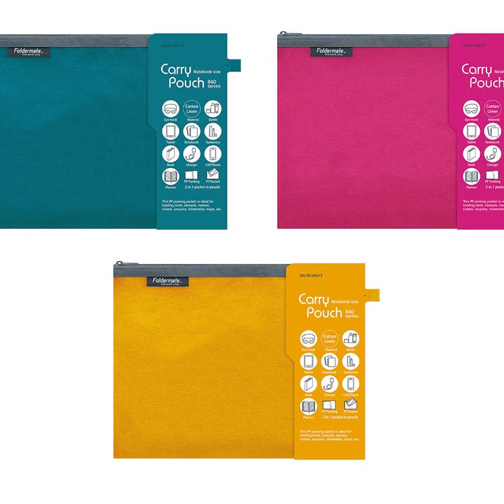 Multi Técnica de Papelería SA - Wholesale Pouch - Women's - Expositor Foldermate Carry Pouch: Assorted bags and envelopes1