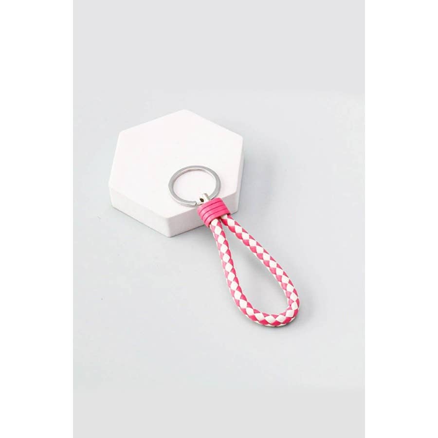 MIX COLOR Checker Lanrard Cord Keychain for wholesale on Faire