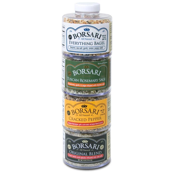 4 Stack Seasoning Pack with Tuscan Rosemary Sage for wholesale by Borsari Food Company