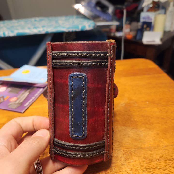 Crimson Knight Leatherworks LLC – Jogo de cartas por atacado – Estojo em forma de livro para deck Commander, MTG14