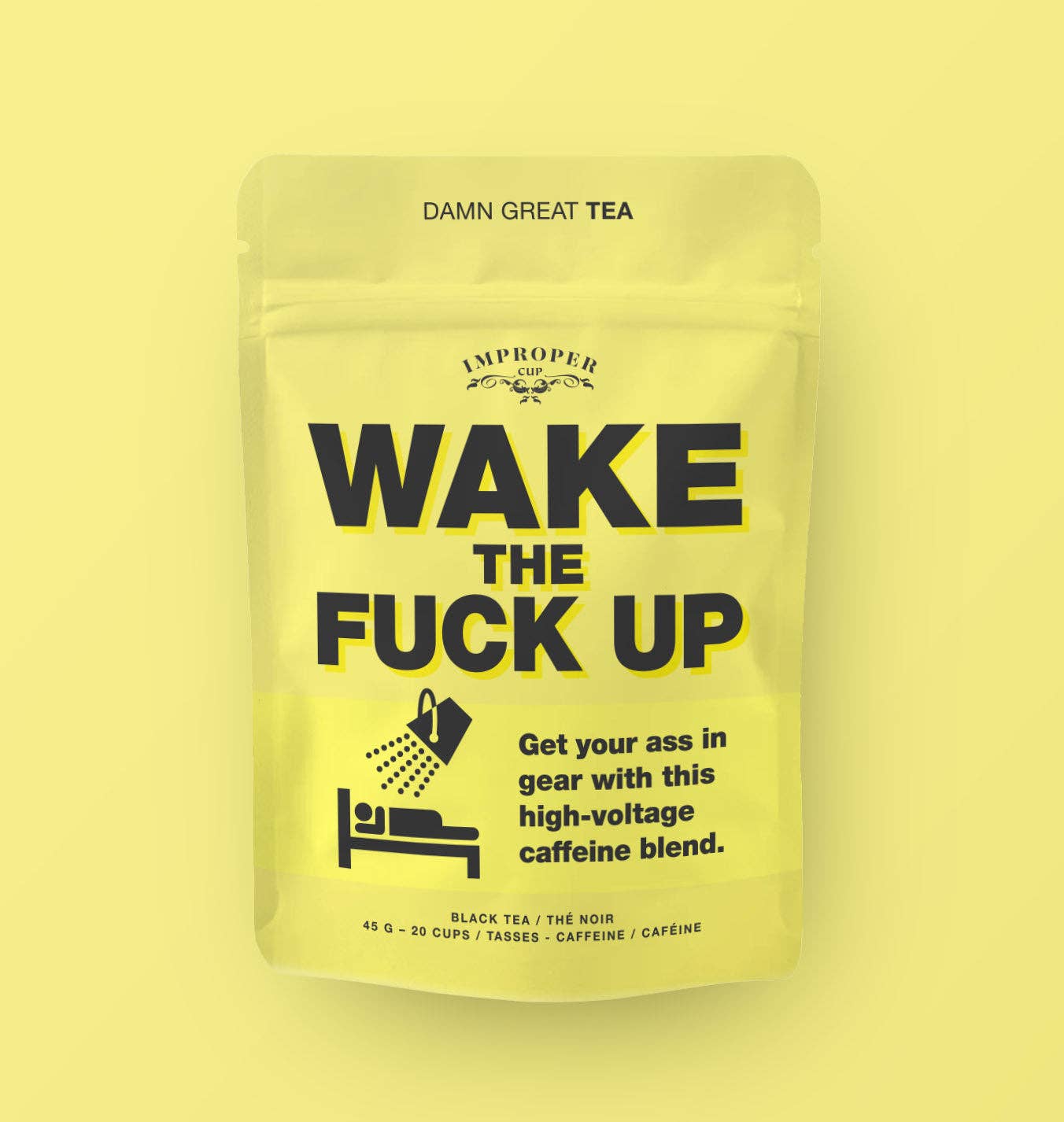 Incognito – wholesale Loose tea – Wake the Fuck Up Bag of Tea0