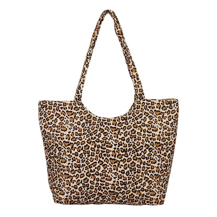 Hana - Wholesale Tote Bag - Women's - Leopard Pattern Tote Bag9