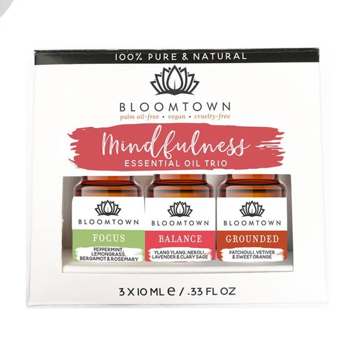 Mindfulness Essential Oil Trio (3 X 10ml) for wholesale by Bloomtown