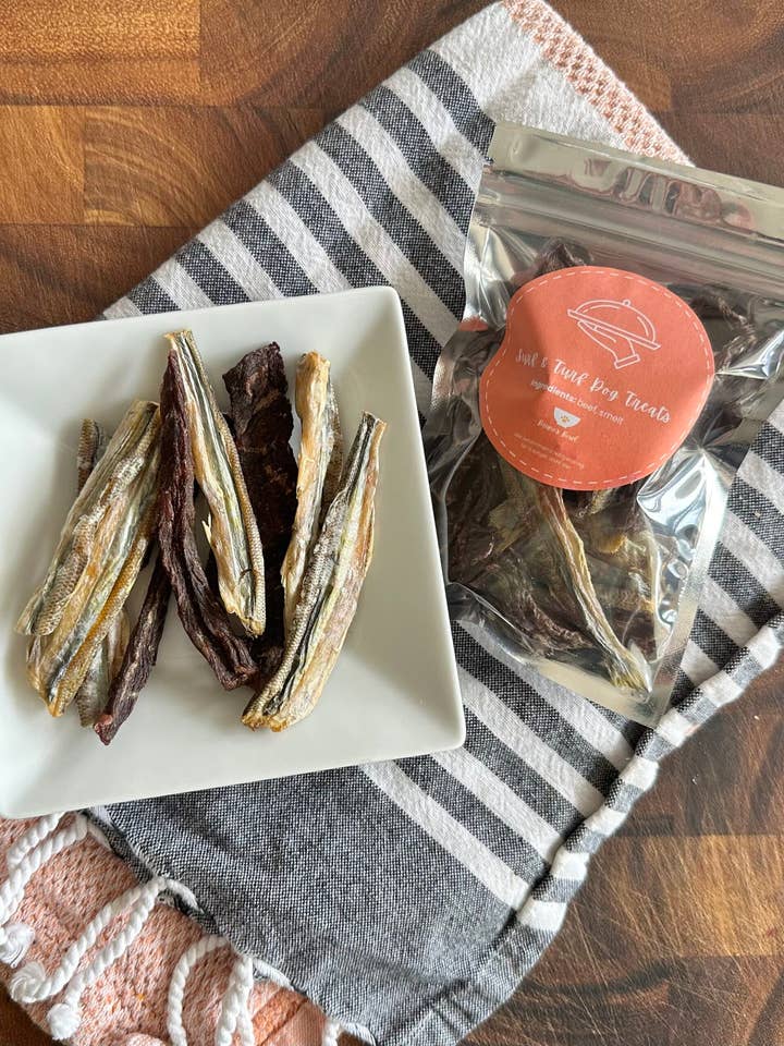 Surf & Turf Dog Treats for wholesale by Bruno’s Bowl