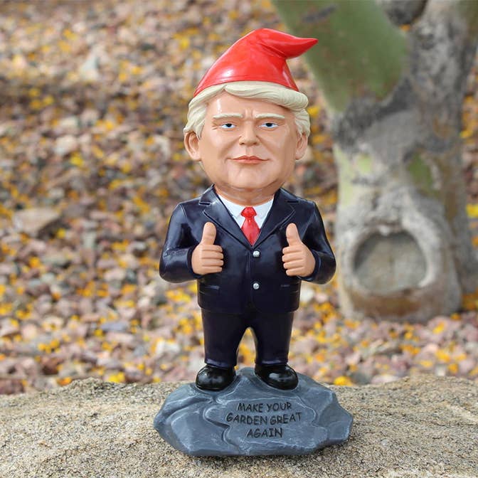 Patriot Fuel Coffee - Wholesale Garden Gnome - President Trump Garden Gnome