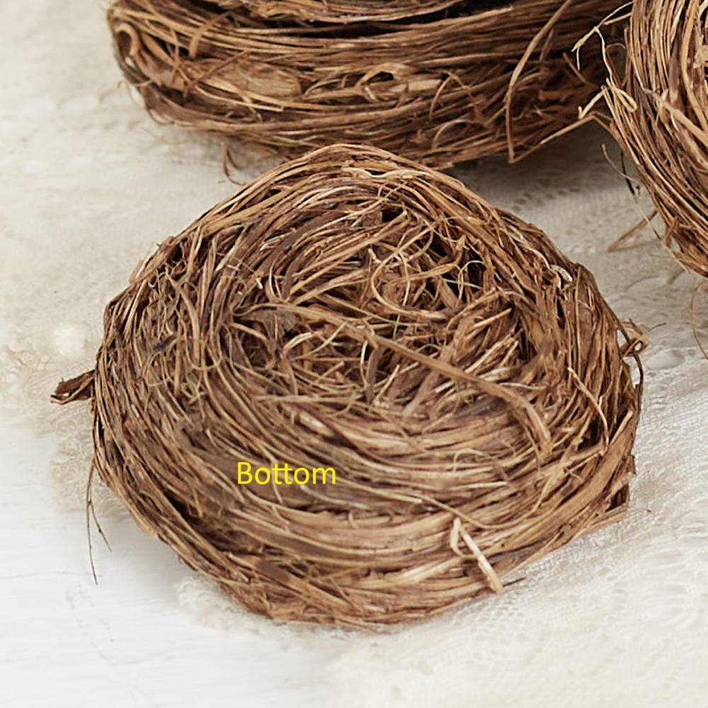 Factory Direct Craft - Wholesale Christmas Decoration - Dried Twig Faux Birds Nests (Pack of 12 Nests)3