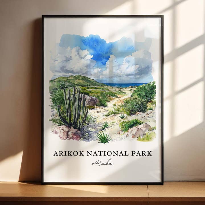 Premium Travel Art - Wholesale Art Print - Arikok National Park Wall Art - Aruba Print