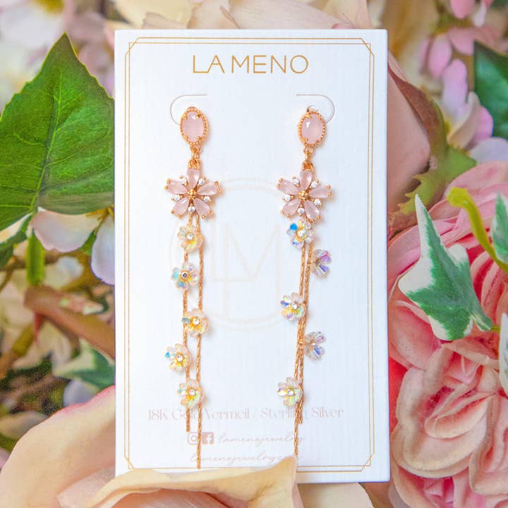 Boucles d'oreilles Flower Season pour la vente par LA MENO