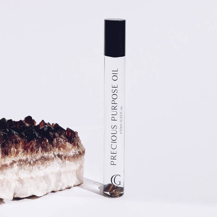 "I Am" (Tiger's Eye) Precious Purpose Oil Roller for wholesale by The Little Gifter Co.