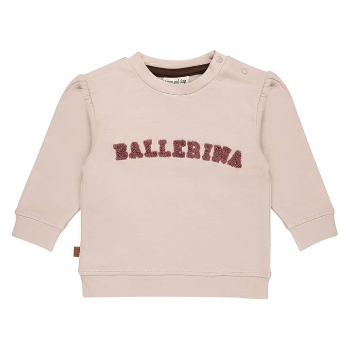 Ballerina Baby Pullover | Sepia Rose für den Großhandel von Frogs & Dogs