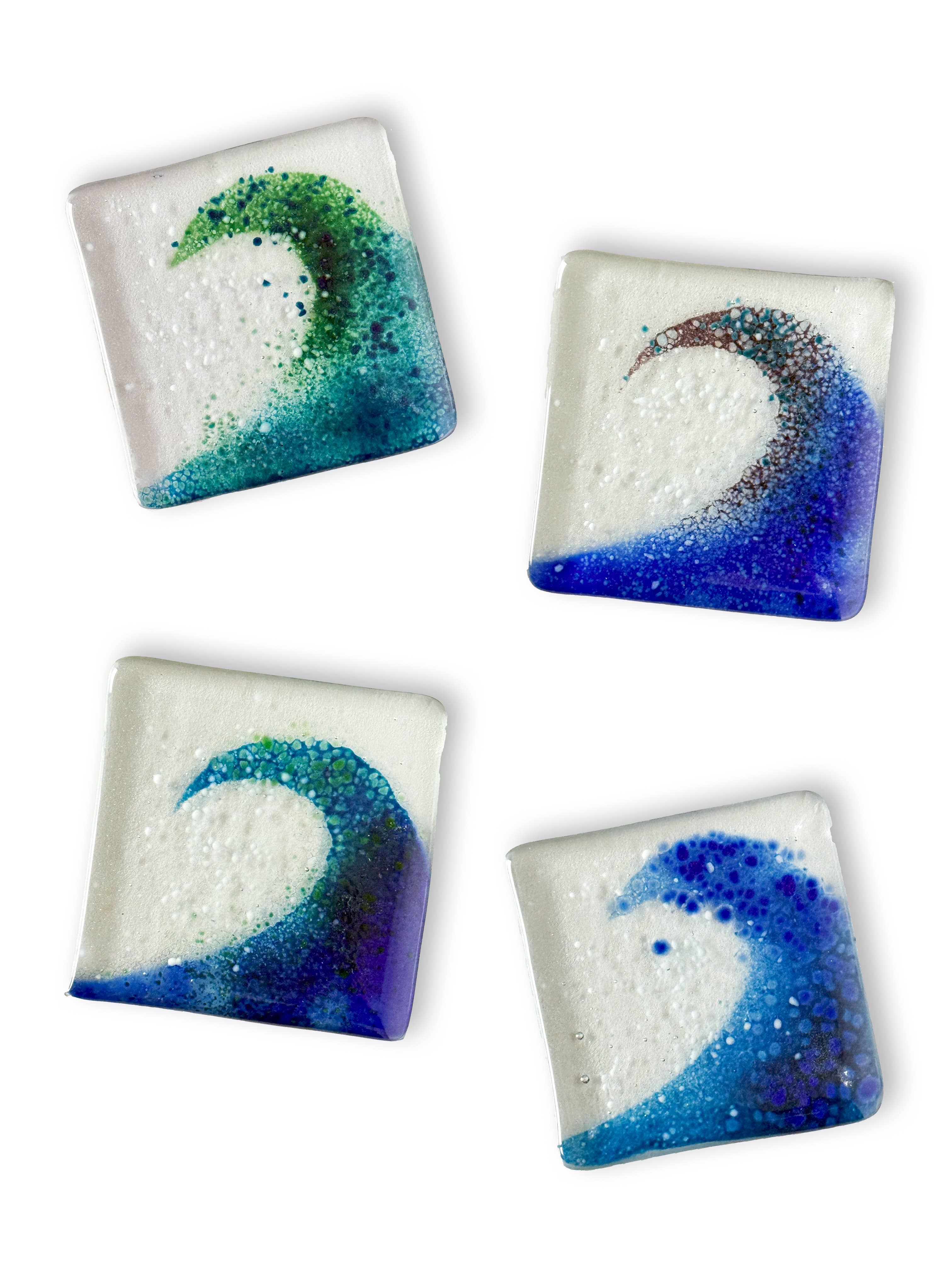 Dreya Glass – wholesale Underlägg – Smält glasvågunderlägg