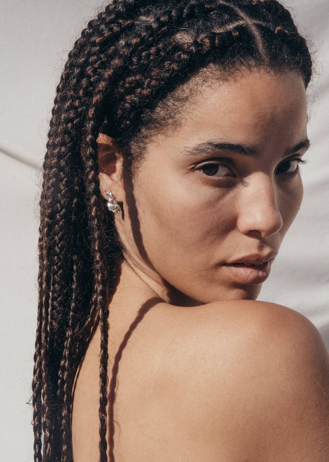 Swim to the Moon - Wholesale Stud/Post Earrings - Melia Earrings in Recycled Sterling Silver2