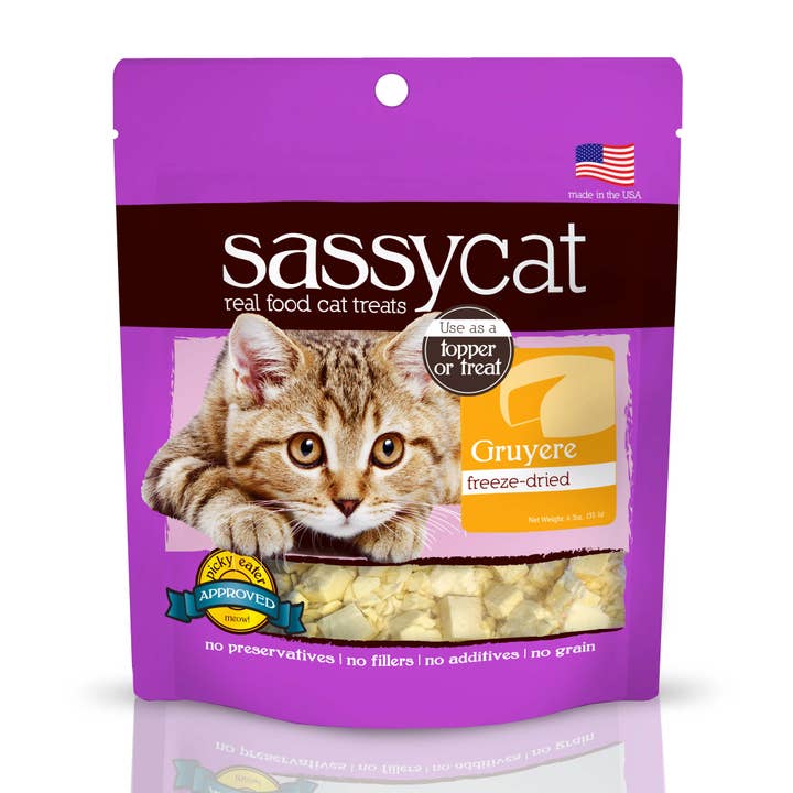 Sassy Cat Freeze-Dried Cheese Treats for wholesale by Herbsmith