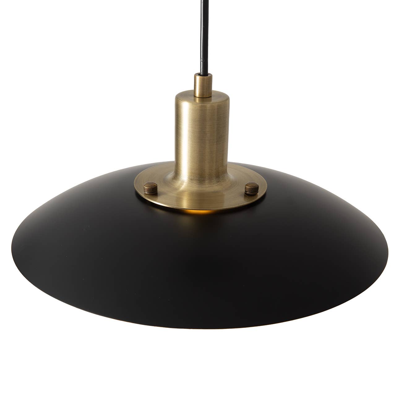Nova of California - Wholesale Chandelier/Hanging Light - Pendant Light Rancho Mirage 6.5" Small Black Gold Brass2