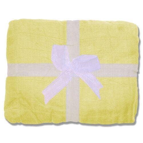 Manta de bambú Nicki's Diapers, color plátano para venta al por mayor de Nicki's Diapers (Planetwise Wholesale)