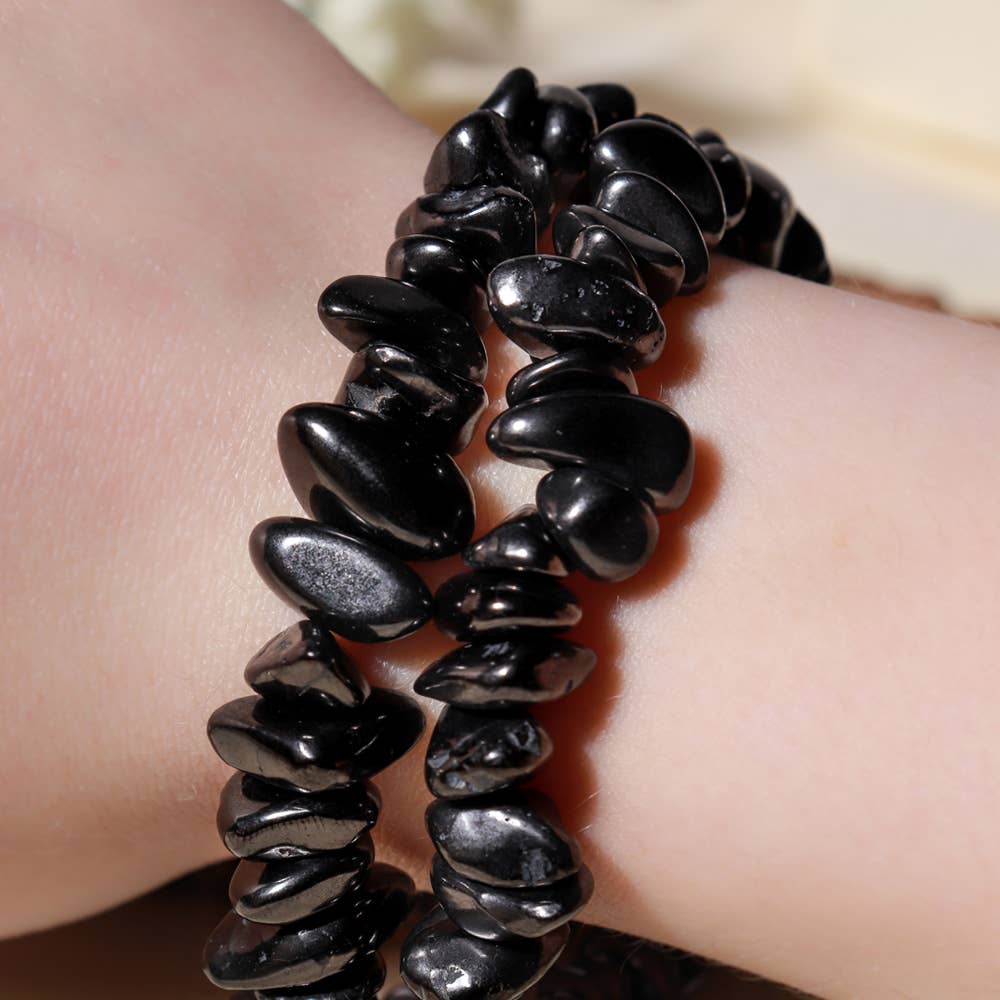 Natures Artifacts Inc - Wholesale Beaded Bracelet - Shungite Stone Bracelet for Protection3