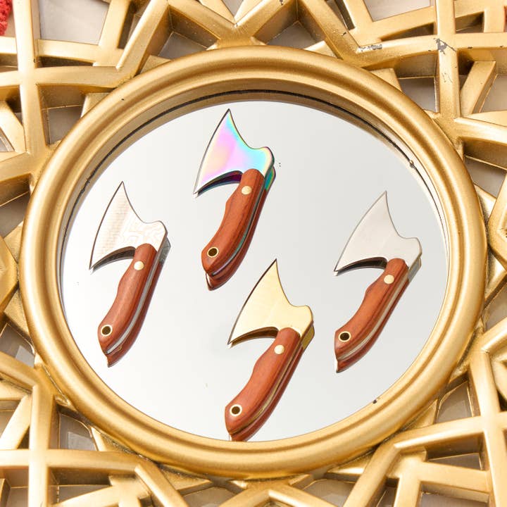 Real Sic - Wholesale Pocket knife/holder - Mini Hatchet Knife Keychain - Utility Pocket Knife9