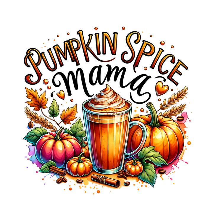 PUMPKIN SPICE MAMA DTF PRINT for wholesale by Midwest Prints