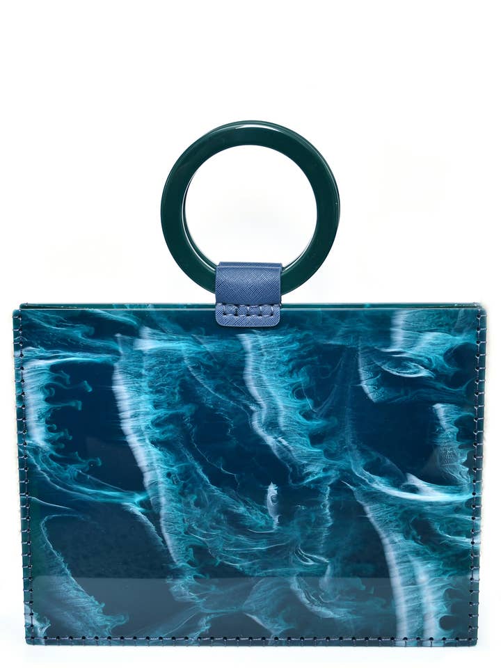 7063 Navy Cloudy Valet Bag for wholesale by Sea Lily