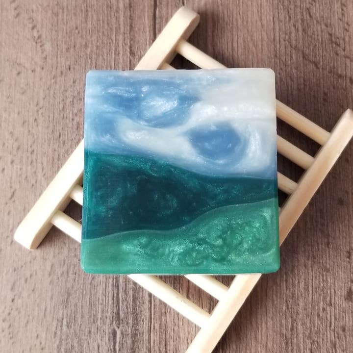 Valley Storm Glycerin Soap | Fresh Evergreen Scent for wholesale by Pretty Soap Co.