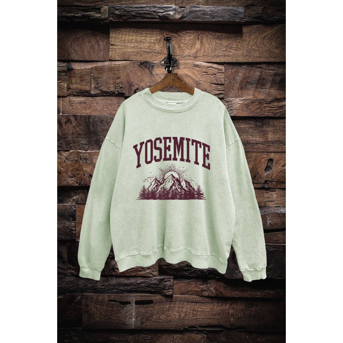 VINTAGE POINT USA - Wholesale Graphic Sweatshirt - Women's - SWD385-V8518 YOSEMITE MOUNTAIN GRAPHIC MINERAL SWEATSHIRT3