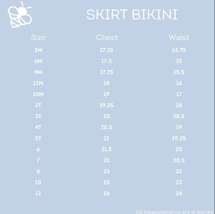 Sugar Bee Clothing – wholesale Baddräkt i två delar – barn – Kjolbikini - Färgglad Rosa Hibiskus6