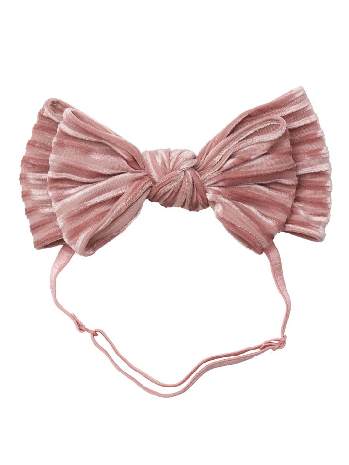 Floppy Sammet Stripe Wrap - Blush för wholesale av Project 6 NY Kids