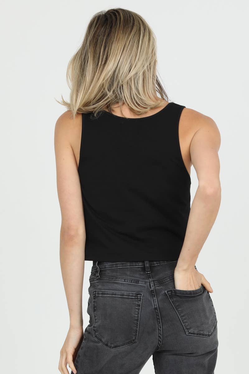 ANGIE - Venta al por mayor Camiseta sin mangas - Mujer - CAMISETA SIN MANGAS DE PUNTO DE ALGODÓN Y SPANDEX X2DQ2-ASIS5