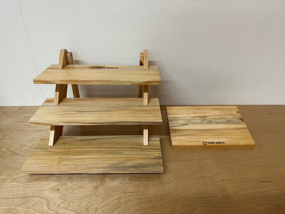 Fair Anita - Wholesale Display Shelf - Wooden Tier Slat Retailer Display5