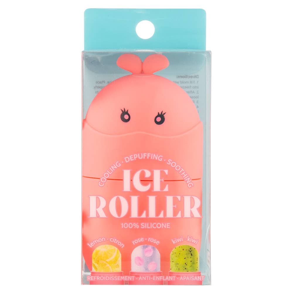 Lindo – wholesale Face/beauty roller – Ice Roller (Silicone) Pink1